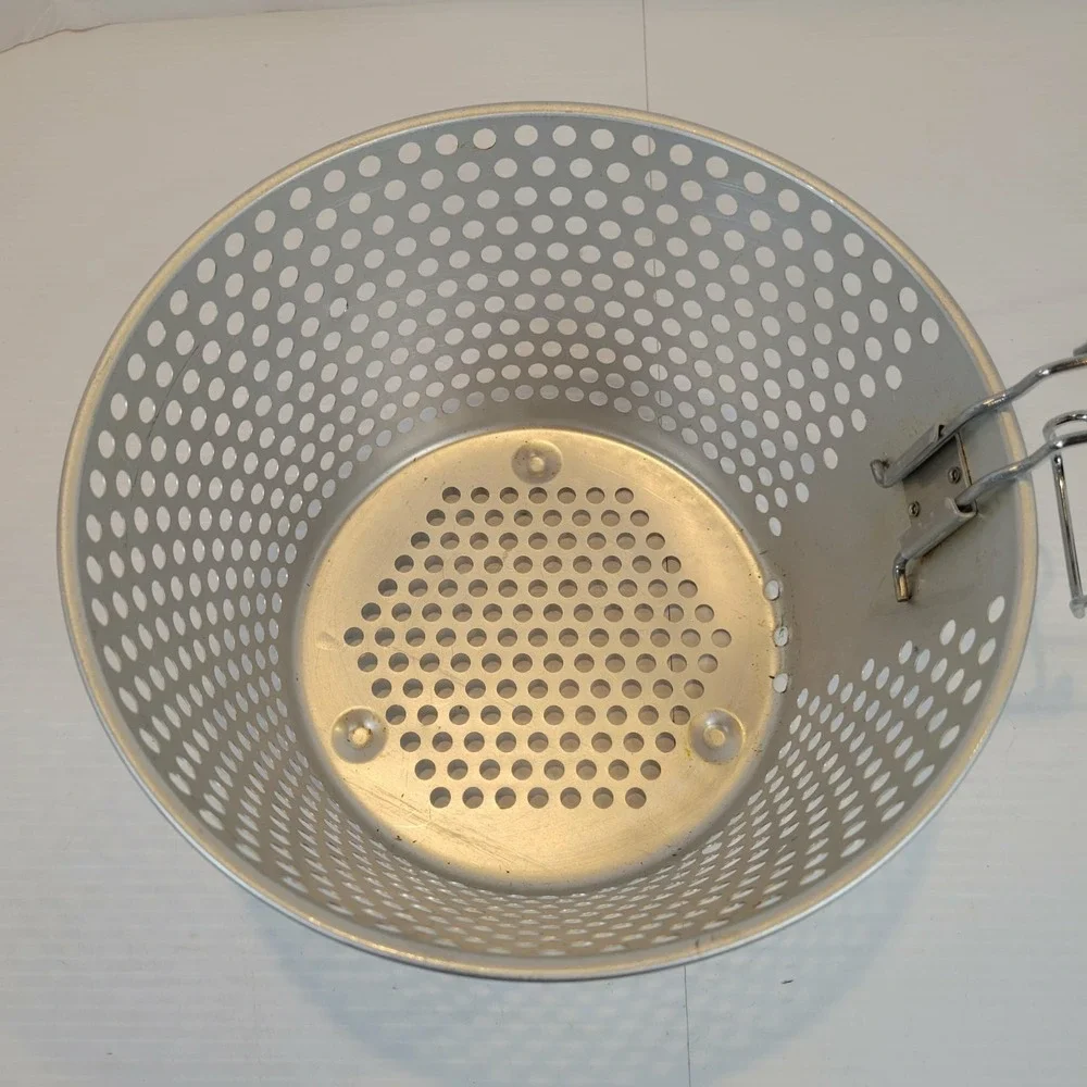 Dazey DCP-6 Chefs Pot Deep Fryer Part Basket Insert With Handle Aluminum
